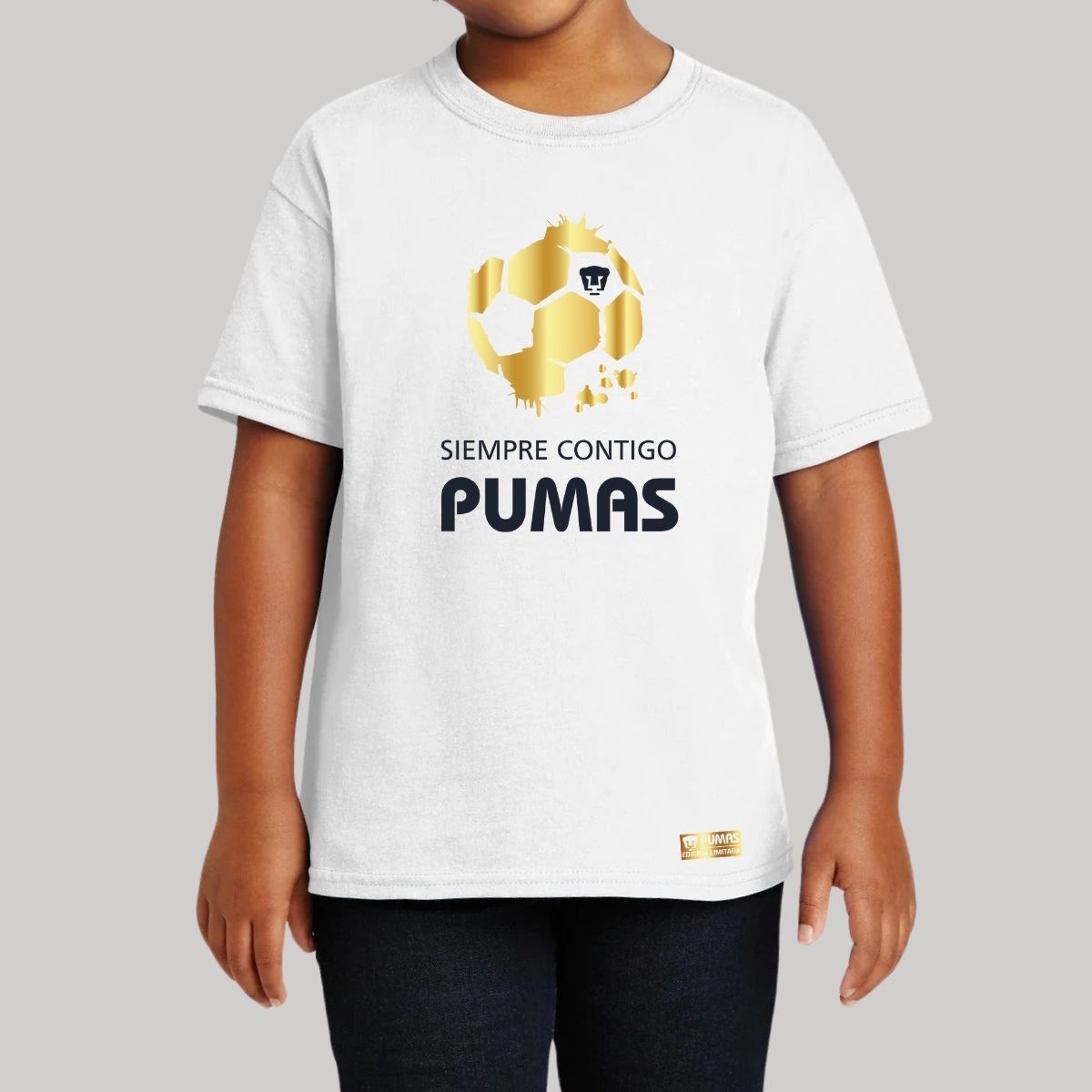 Playera Niños Pumas UNAM Ed Lmt 2 Siempre contigo