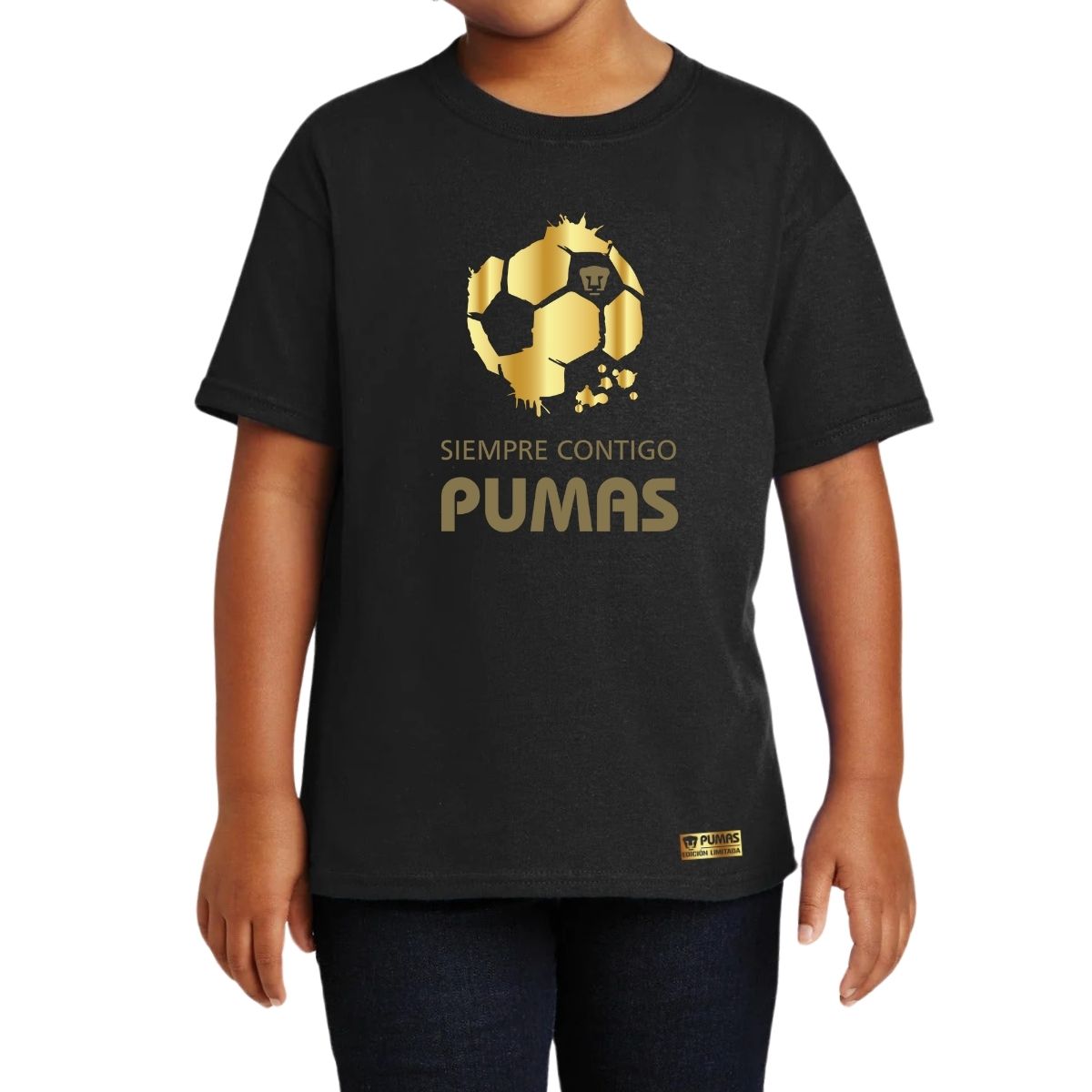 Playera Niños Pumas UNAM Ed Lmt 2 Siempre contigo