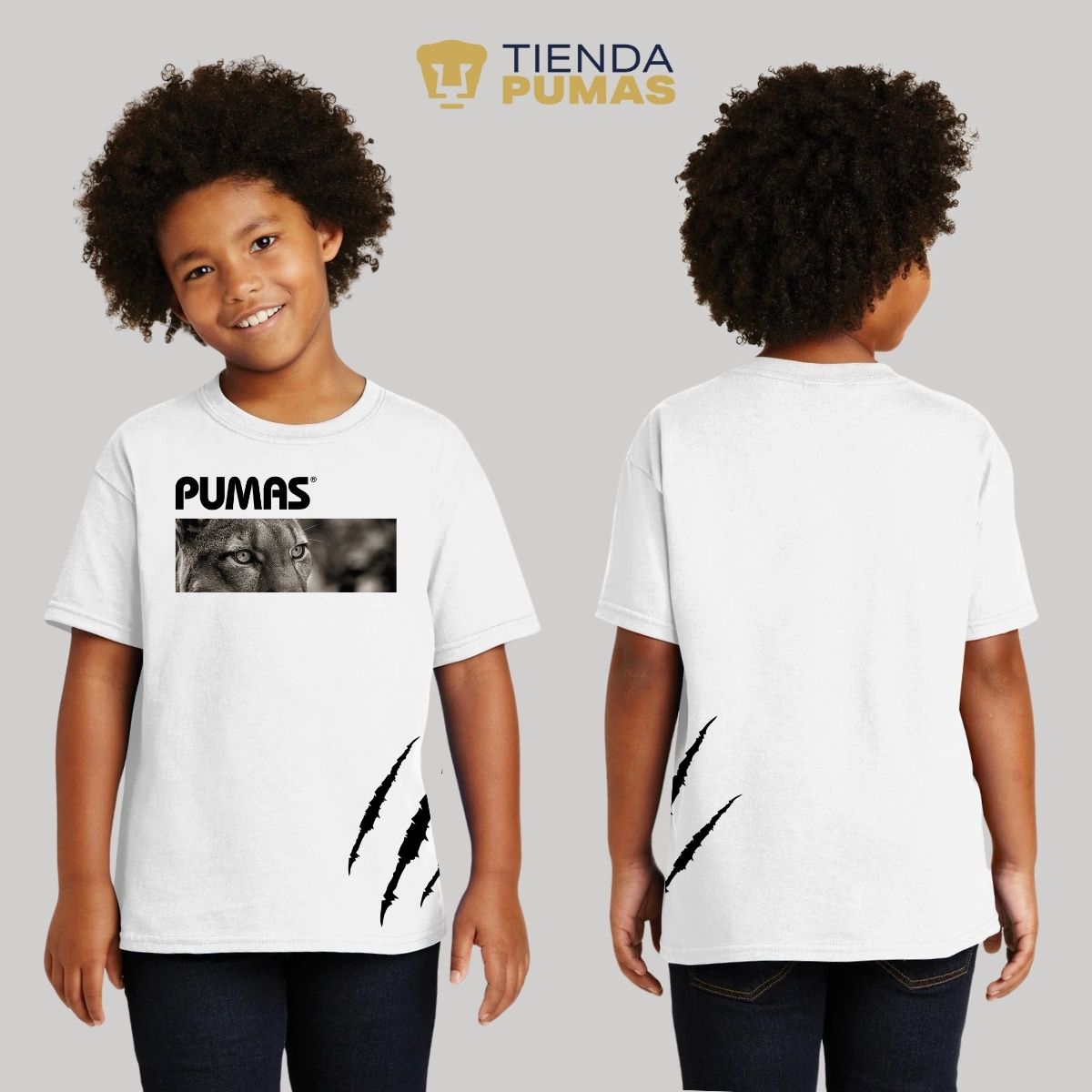 Playera Niños Pumas UNAM Enfoque