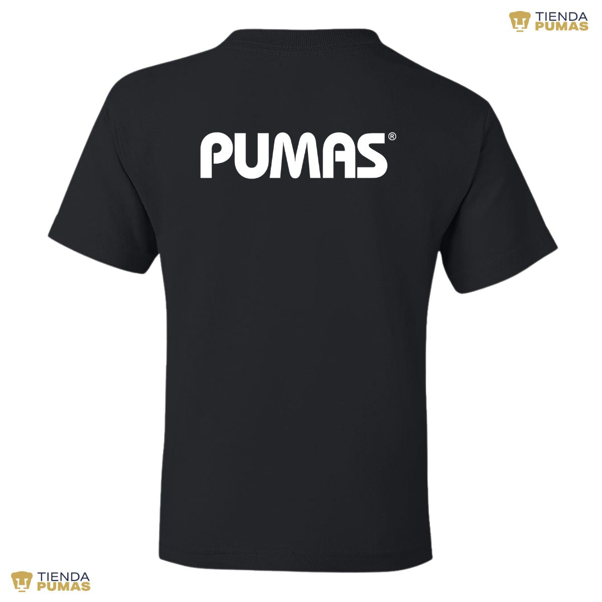 Playera Niños Pumas UNAM Logo Monocromático Vinil