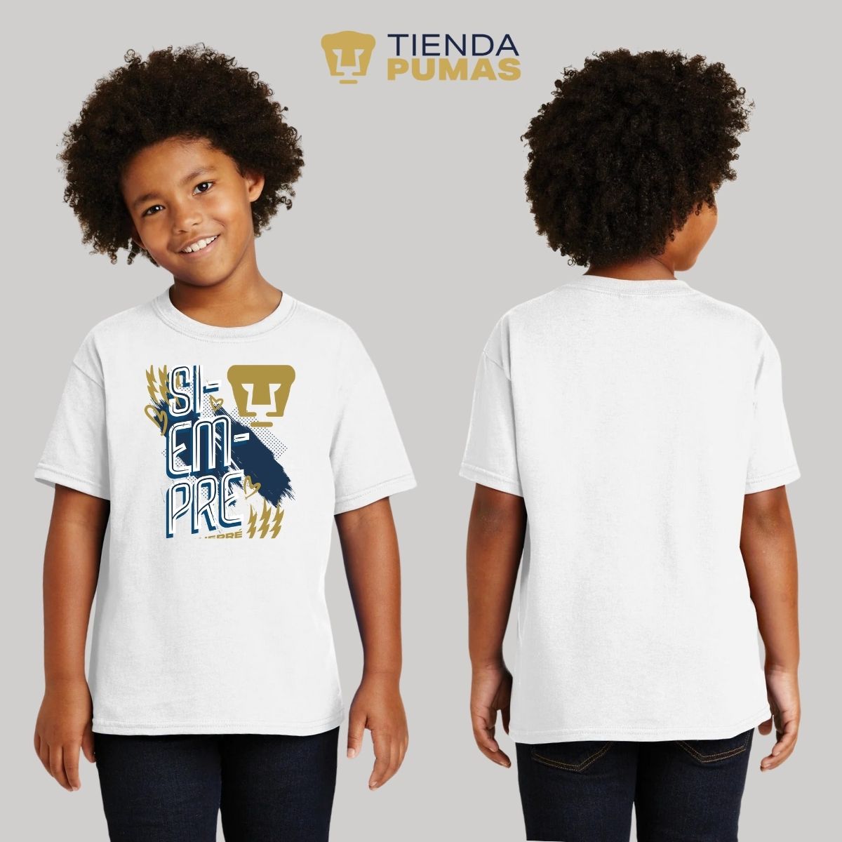 Playera Niños Pumas UNAM Siempre te querré