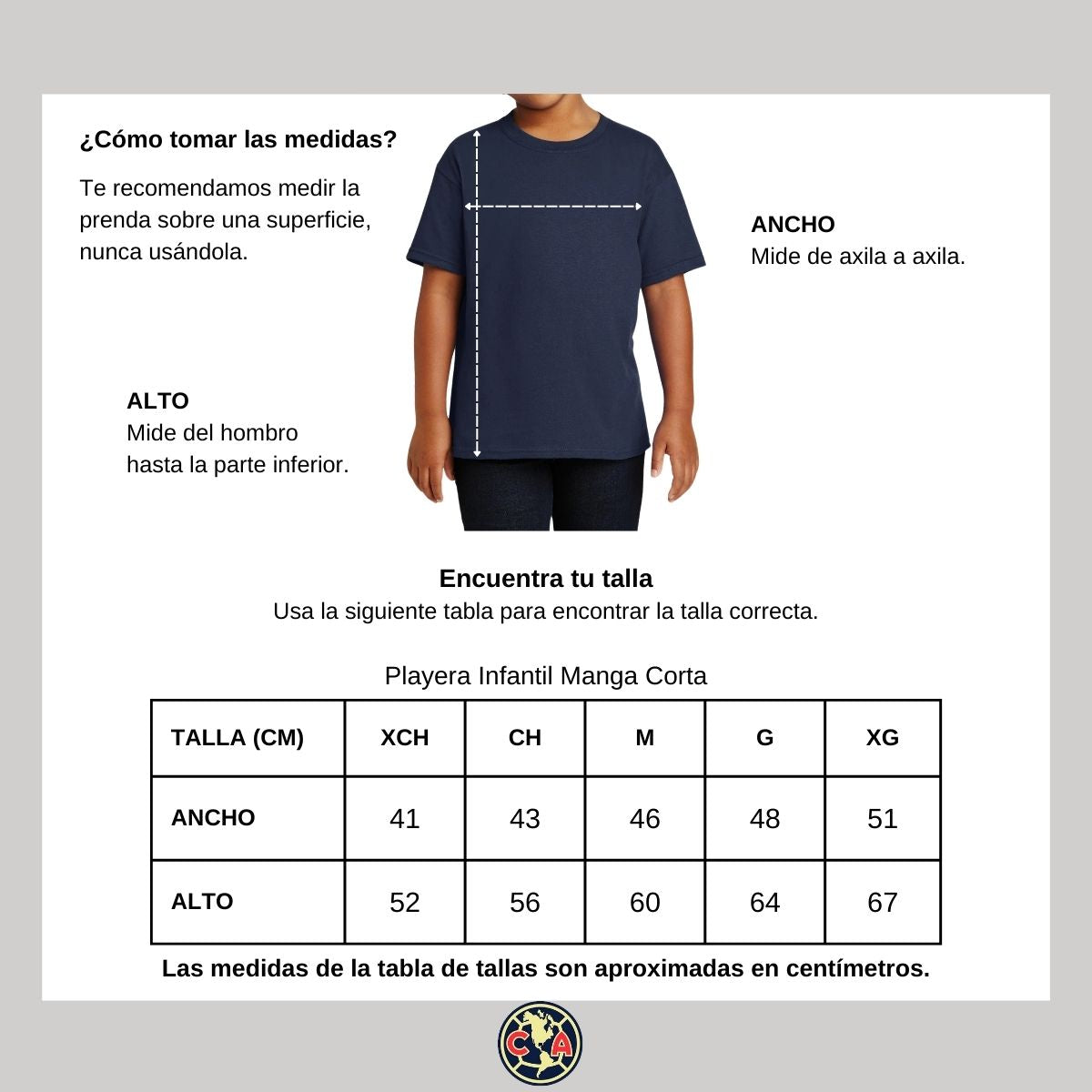 Playera Niños América Campeón