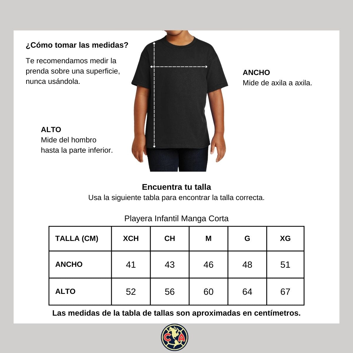 Playera Niños América Campeón AP 2023