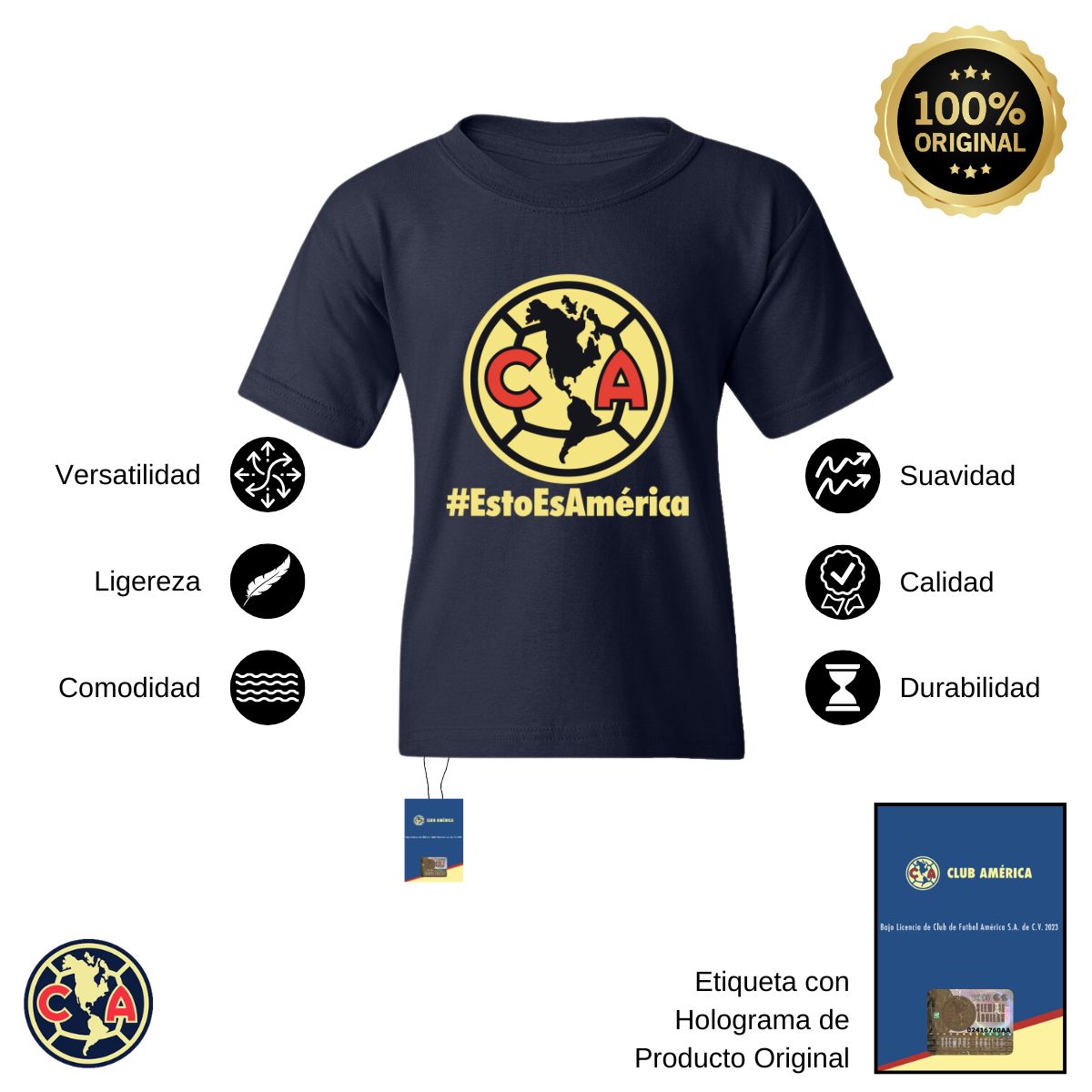 Playera Niños América Esto es América