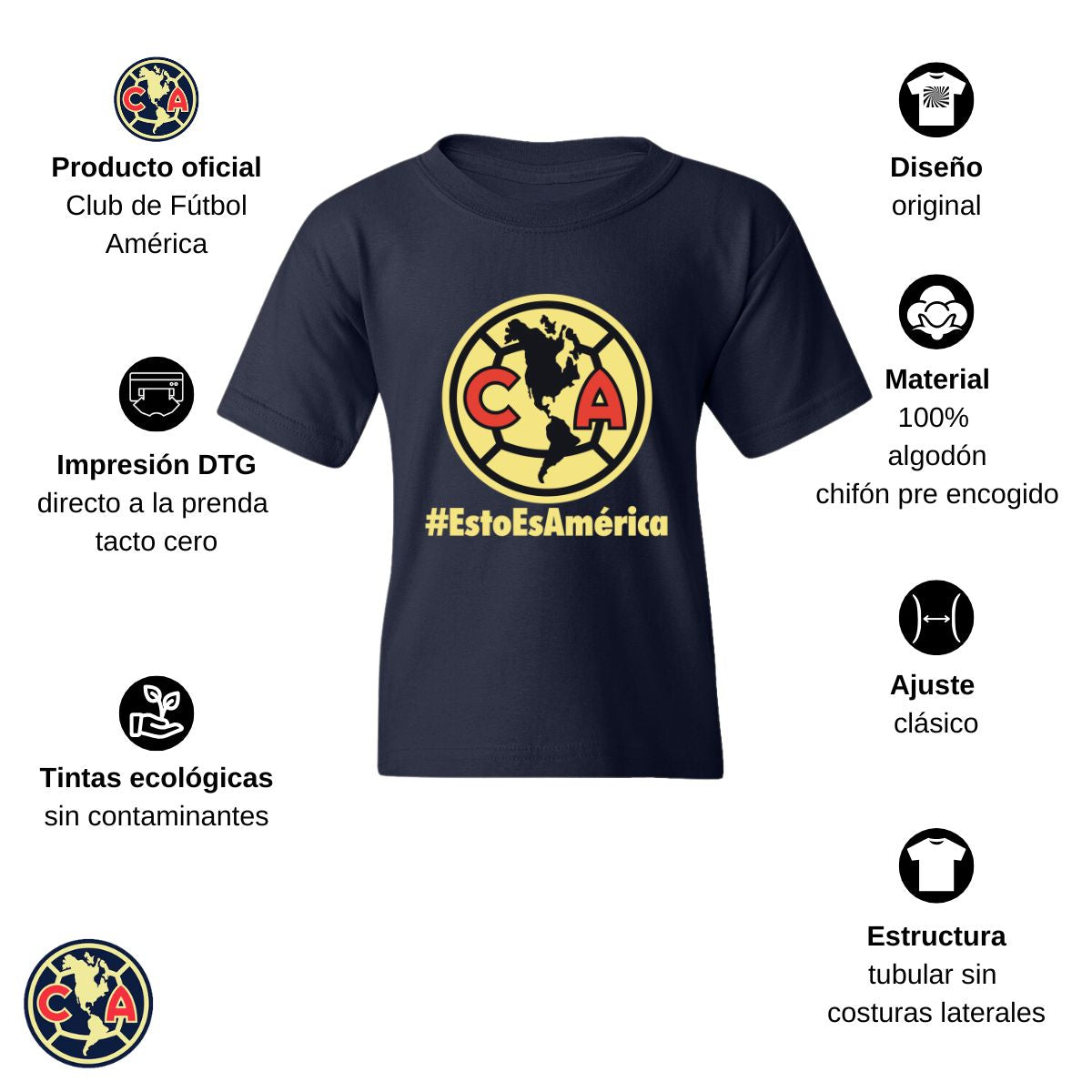 Playera Niños América Esto es América