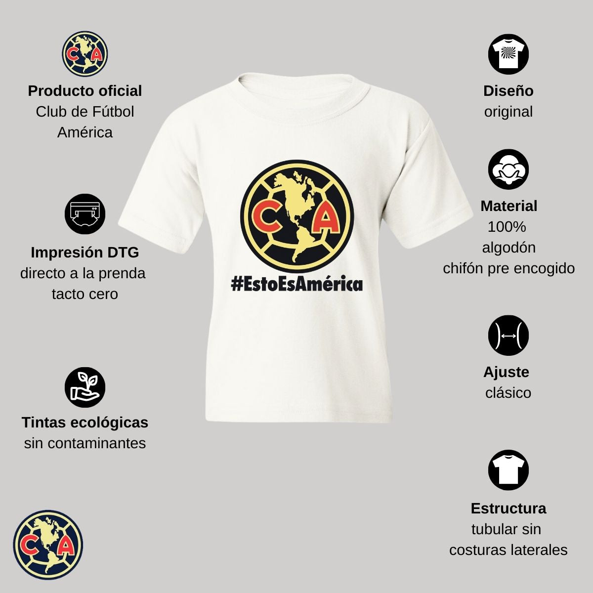 Playera Niños América Esto es América