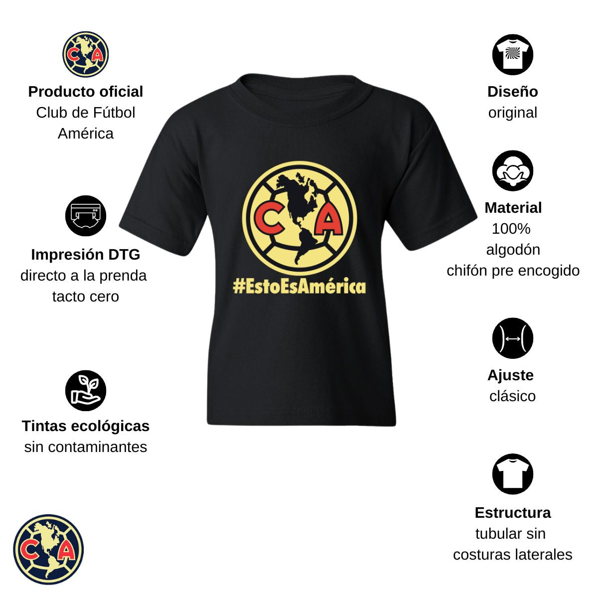 Playera Niños América Esto es América