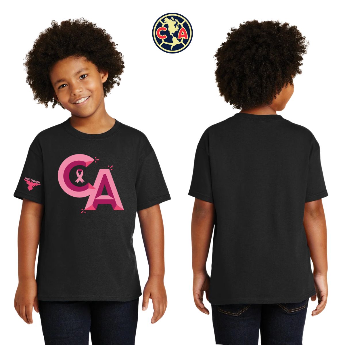 Playera Niños América Mes Rosa