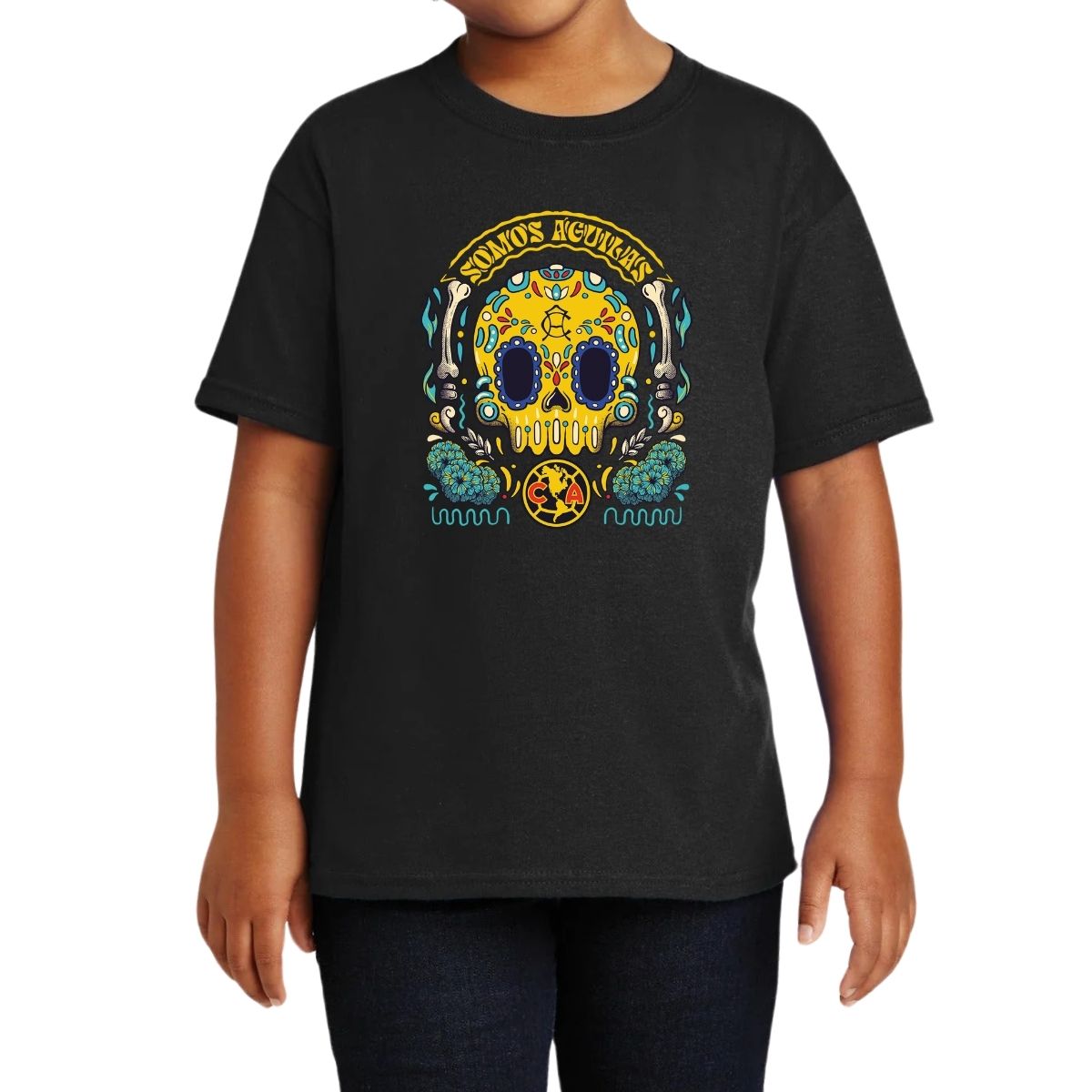 Playera Niños América Día de Muertos