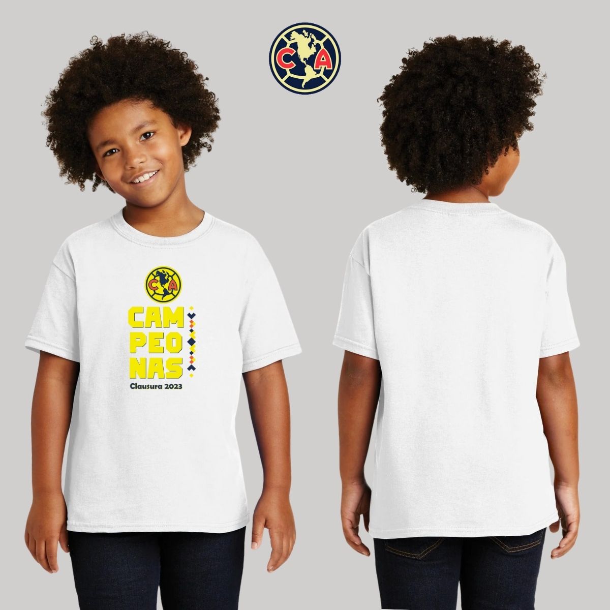 Playera Niños América Campeonas Cl 2023