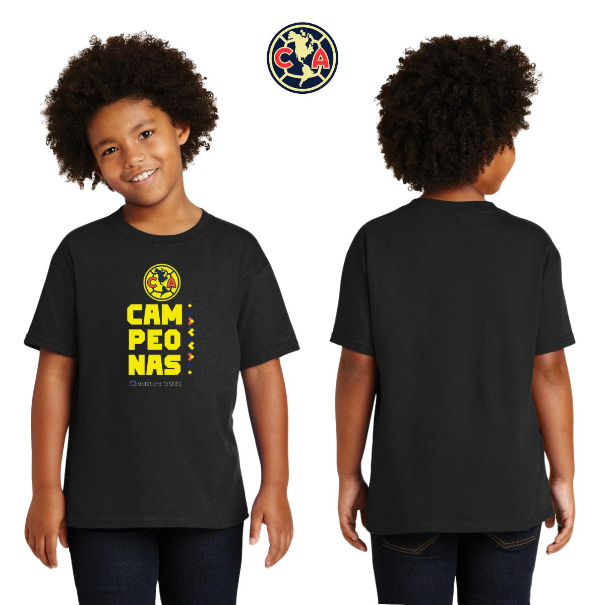 Playera Niños América Campeonas Cl 2023