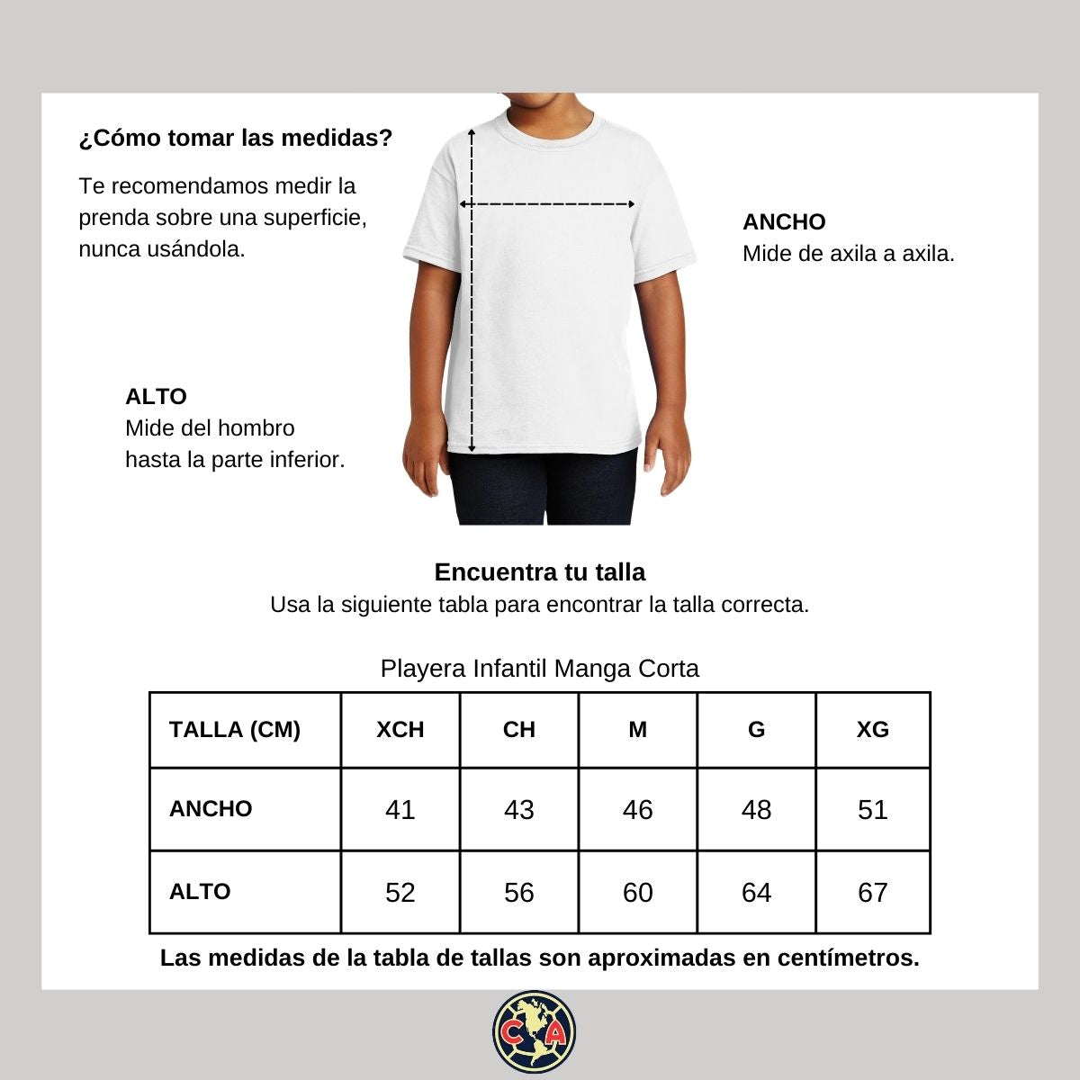 Playera Niños América Logo Rosa