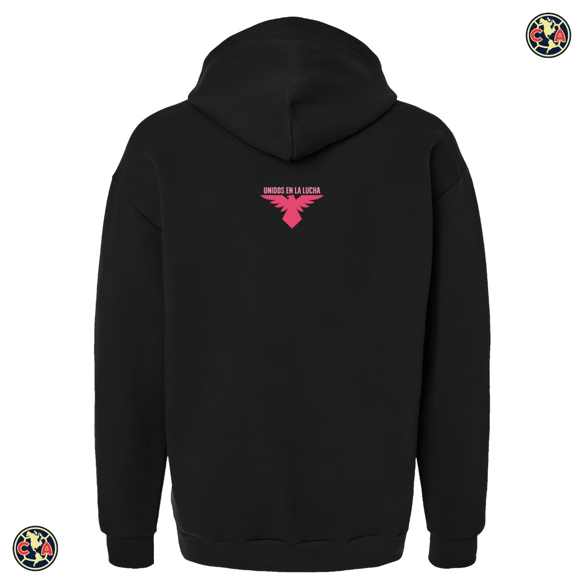 Sudadera Hombre Hoodie Pro Dry América Mes rosa