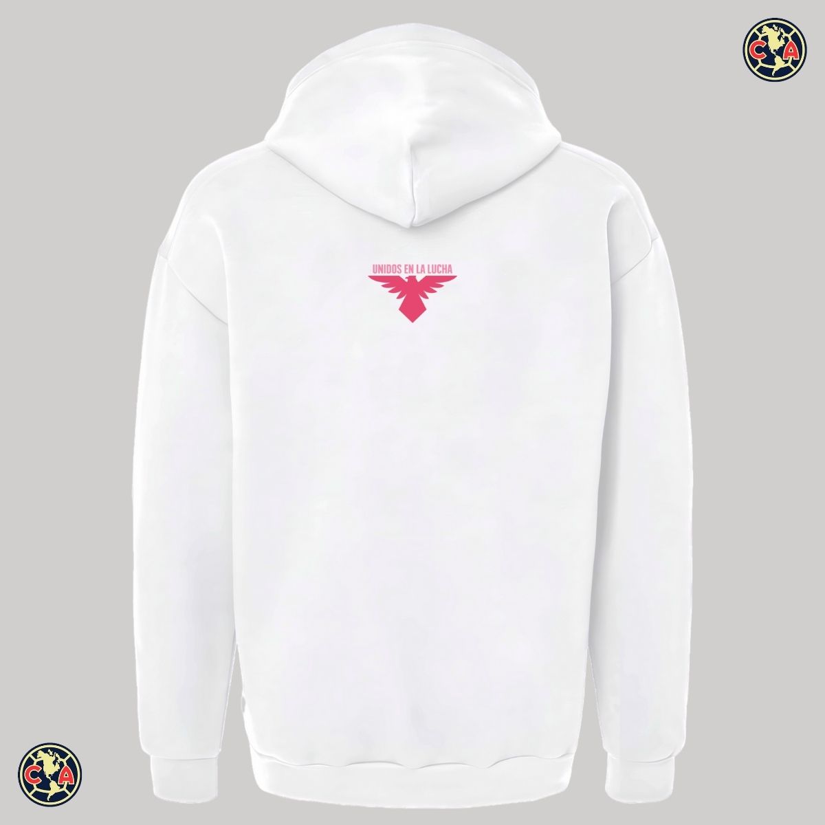 Sudadera Hombre Hoodie Pro Dry América Mes rosa