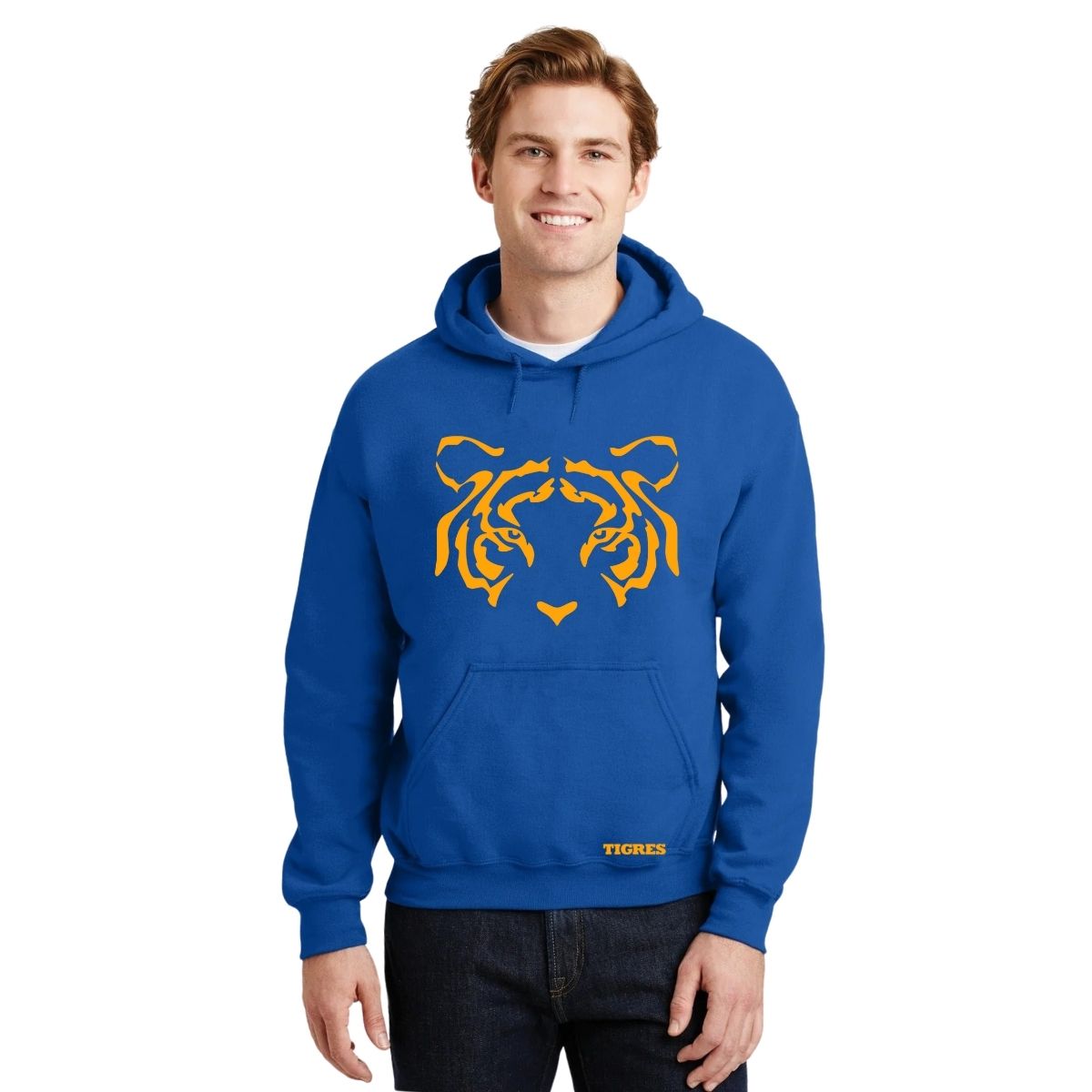 Sudadera Hombre Hoodie Tigres UANL Cara Tigre