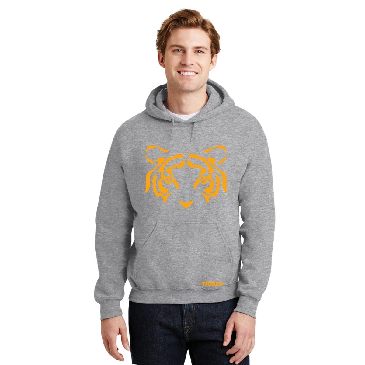 Sudadera Hombre Hoodie Tigres UANL Cara Tigre