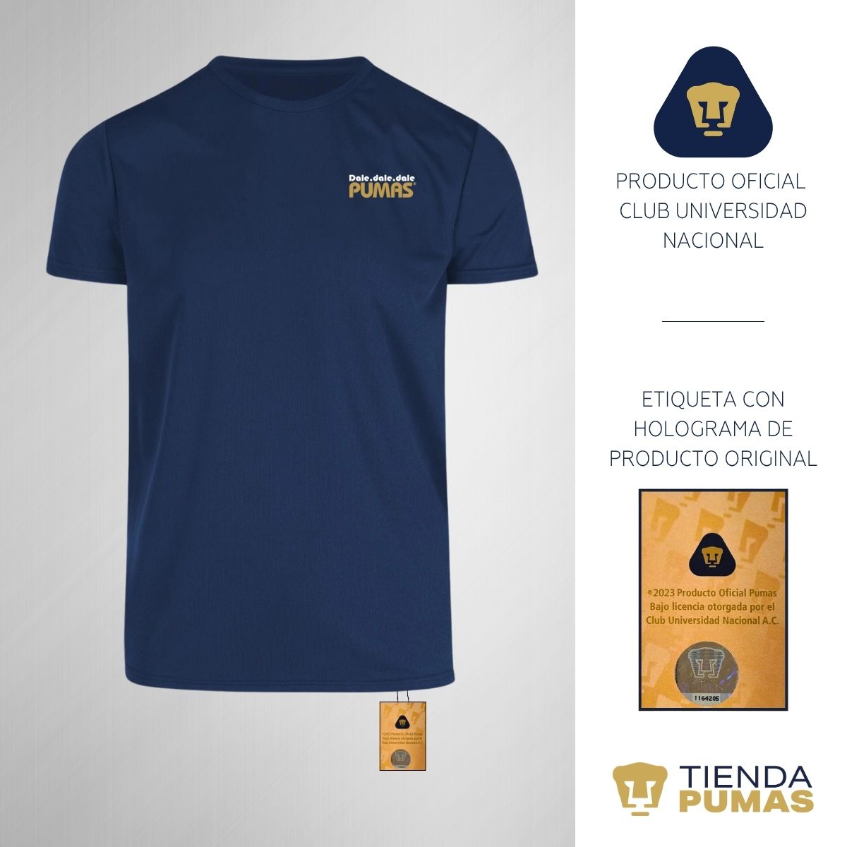 Playera Transpirable Hombre Pumas UNAM A ganar