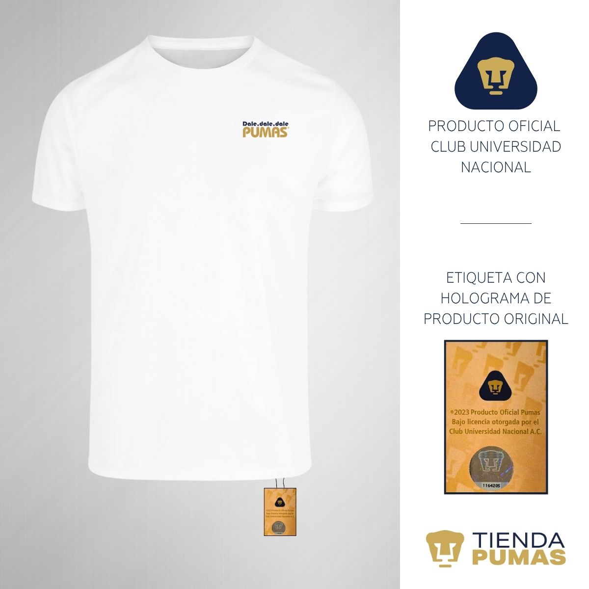 Playera Transpirable Hombre Pumas UNAM A ganar