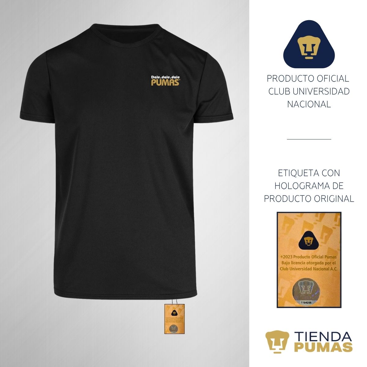 Playera Transpirable Hombre Pumas UNAM A ganar