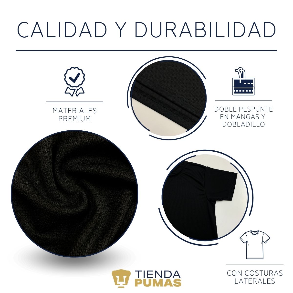 Playera Transpirable Hombre Pumas UNAM A ganar