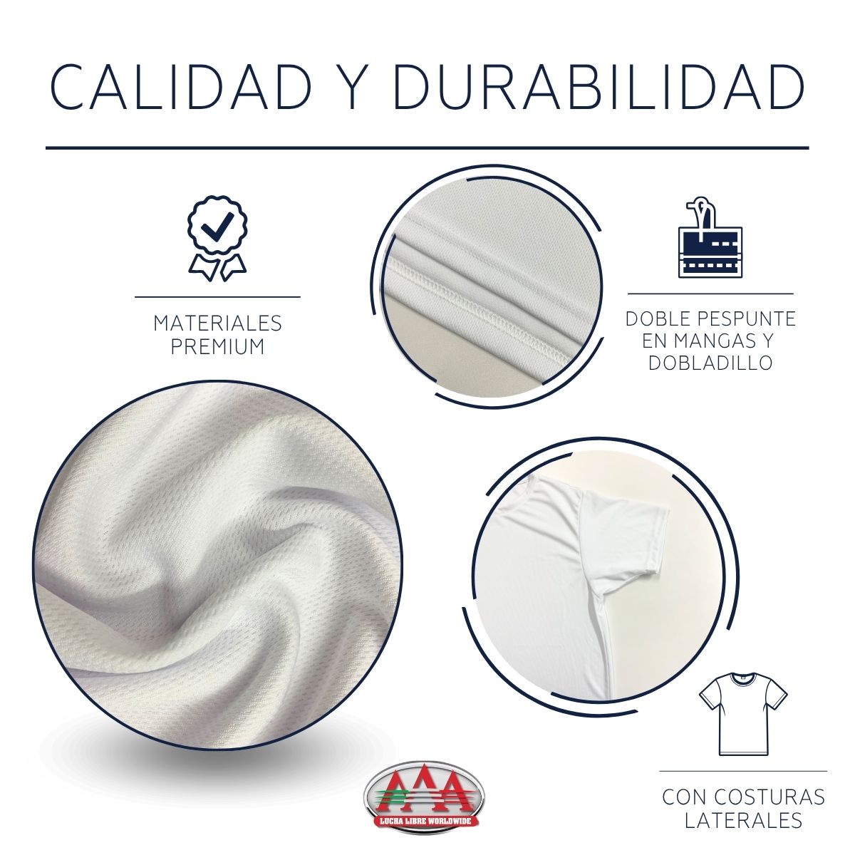 Playera Transpirable Hombre Lucha Libre AAA Amanecí Más Rudo