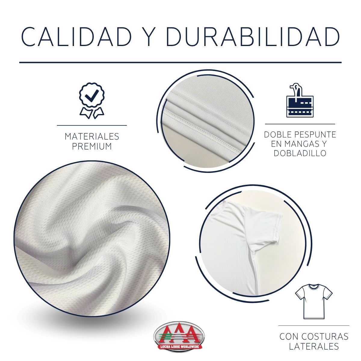 Playera Transpirable Hombre Lucha Libre AAA Collage