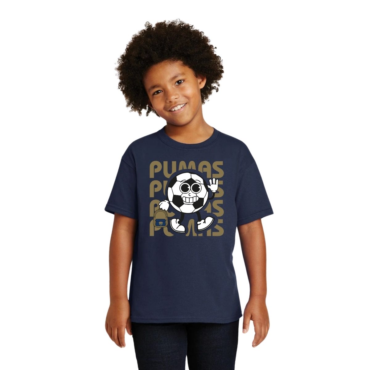 Playera Niño Niña Pumas UNAM Balón School