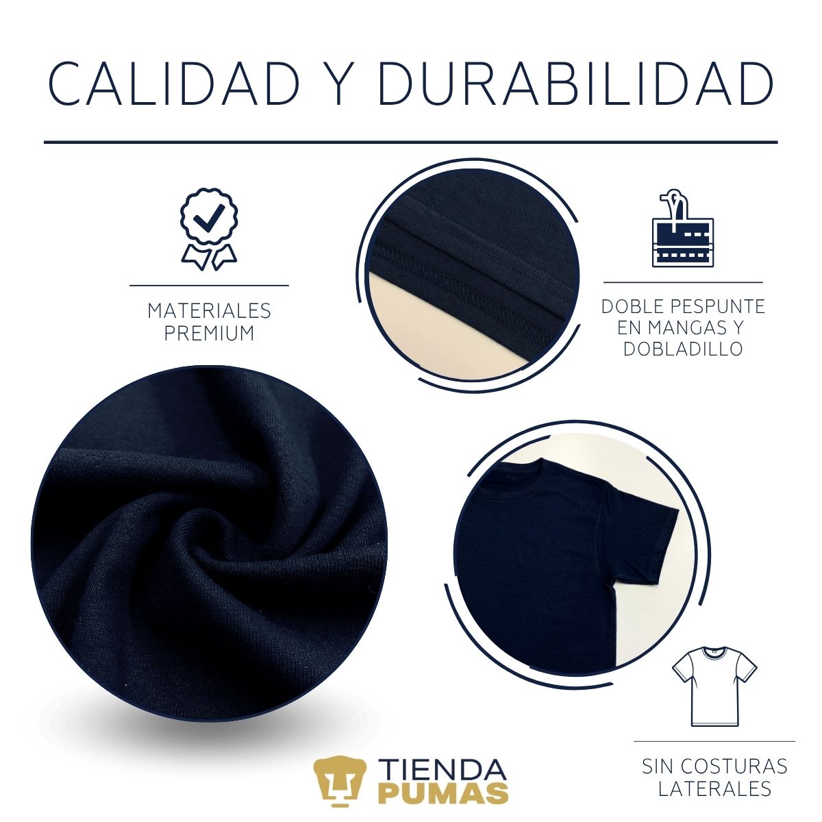 Playera Niño Niña Pumas UNAM Balón School