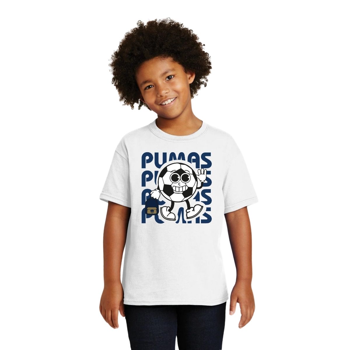 Playera Niño Niña Pumas UNAM Balón School