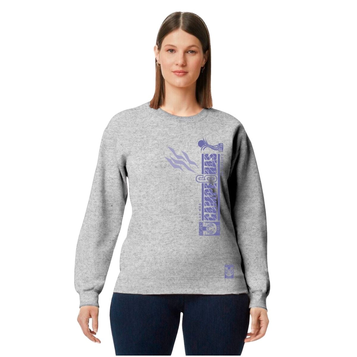 Sudadera Mujer Tigres UANL Amazonas Campeonas Vertical