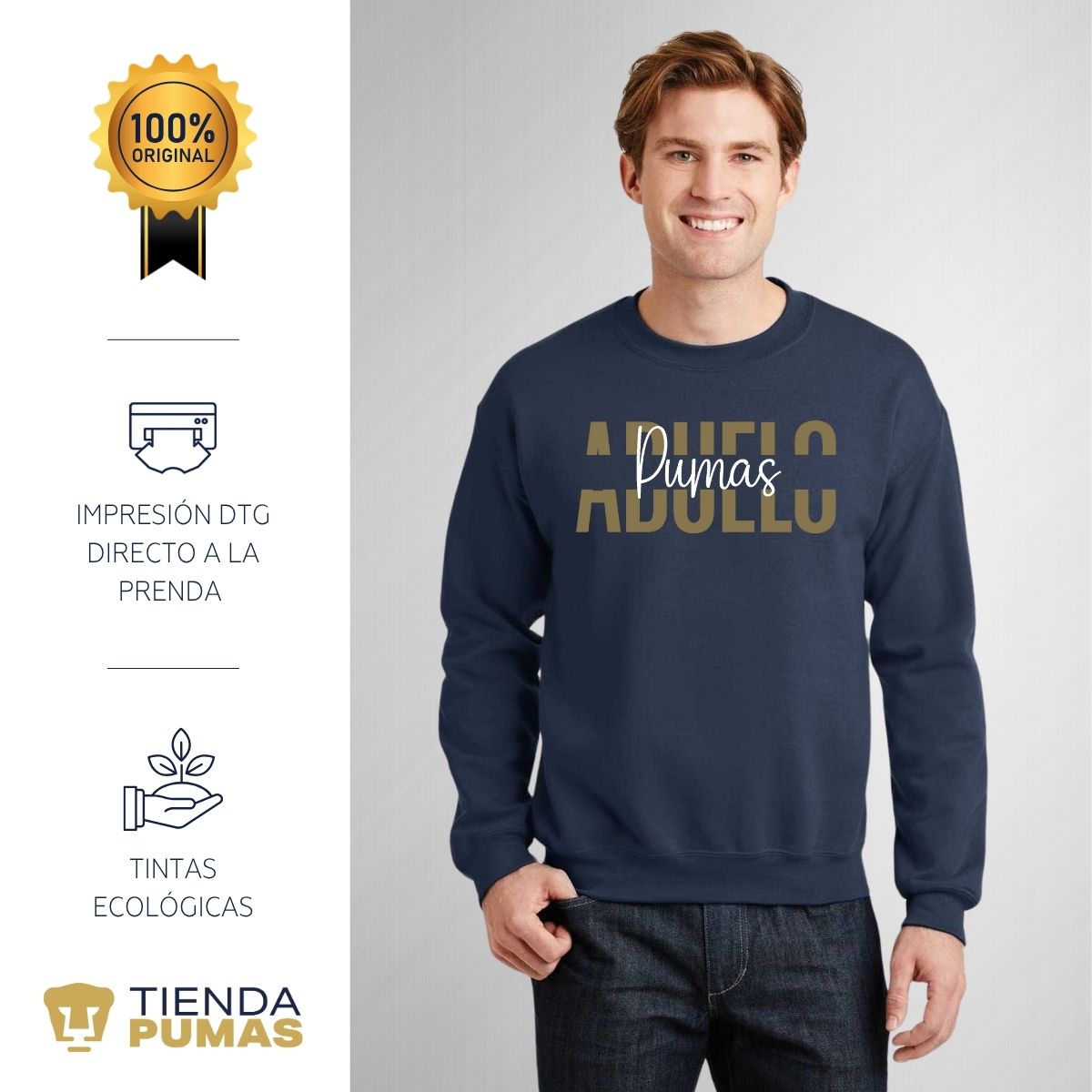 Sudadera Hombre Pumas UNAM Abuelo
