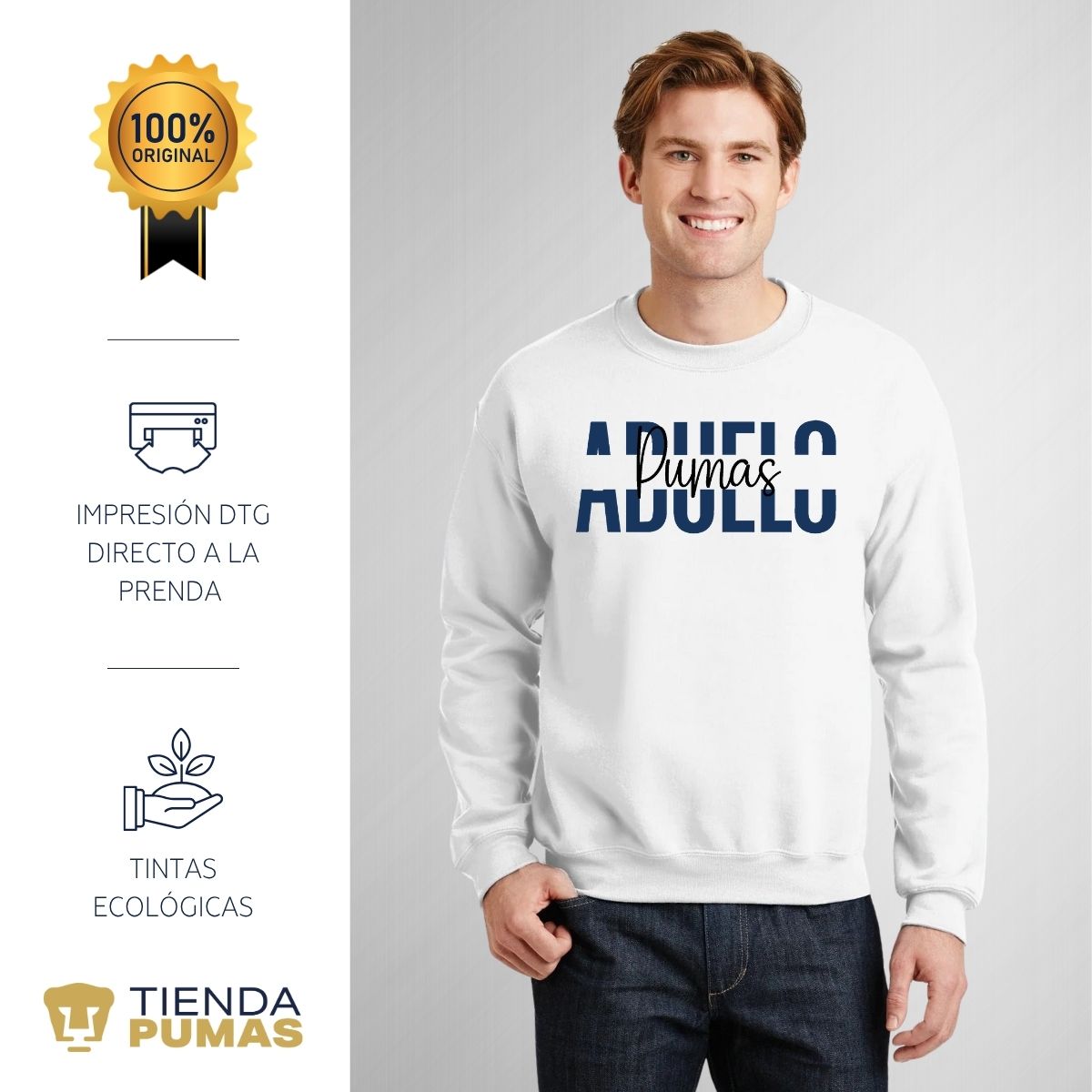 Sudadera Hombre Pumas UNAM Abuelo