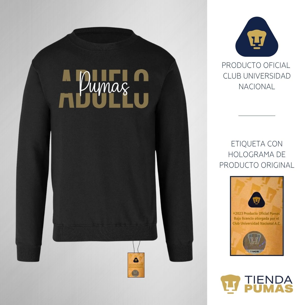 Sudadera Hombre Pumas UNAM Abuelo