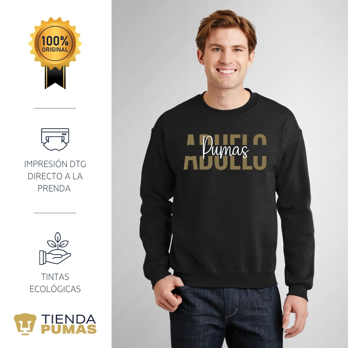 Sudadera Hombre Pumas UNAM Abuelo
