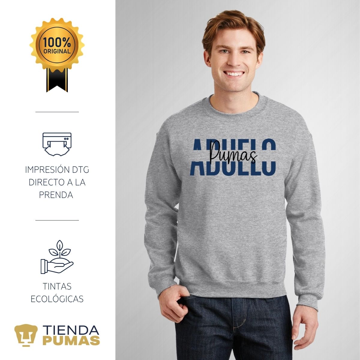 Sudadera Hombre Pumas UNAM Abuelo