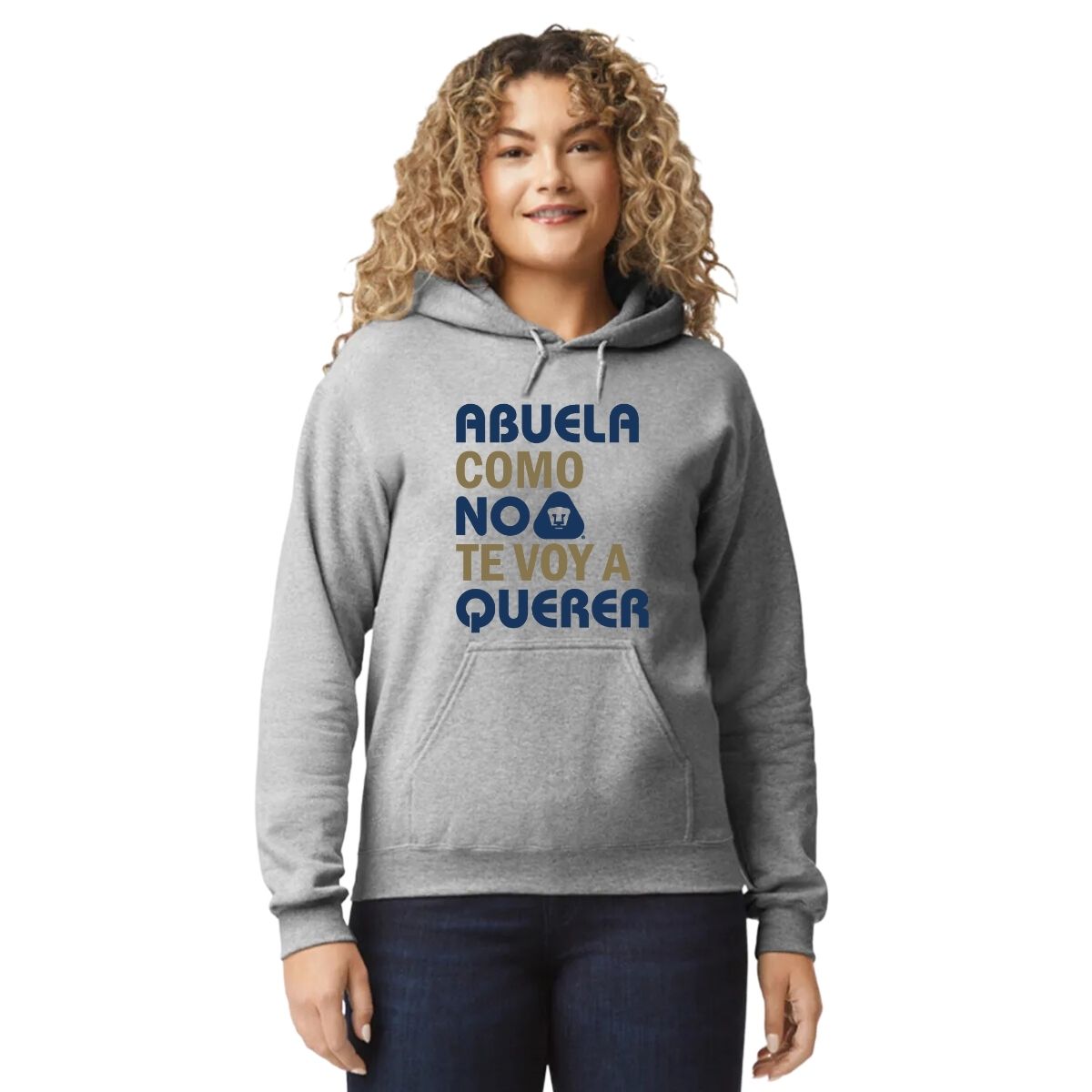 Sudadera Mujer Hoodie Pumas UNAM Abuela A Querer