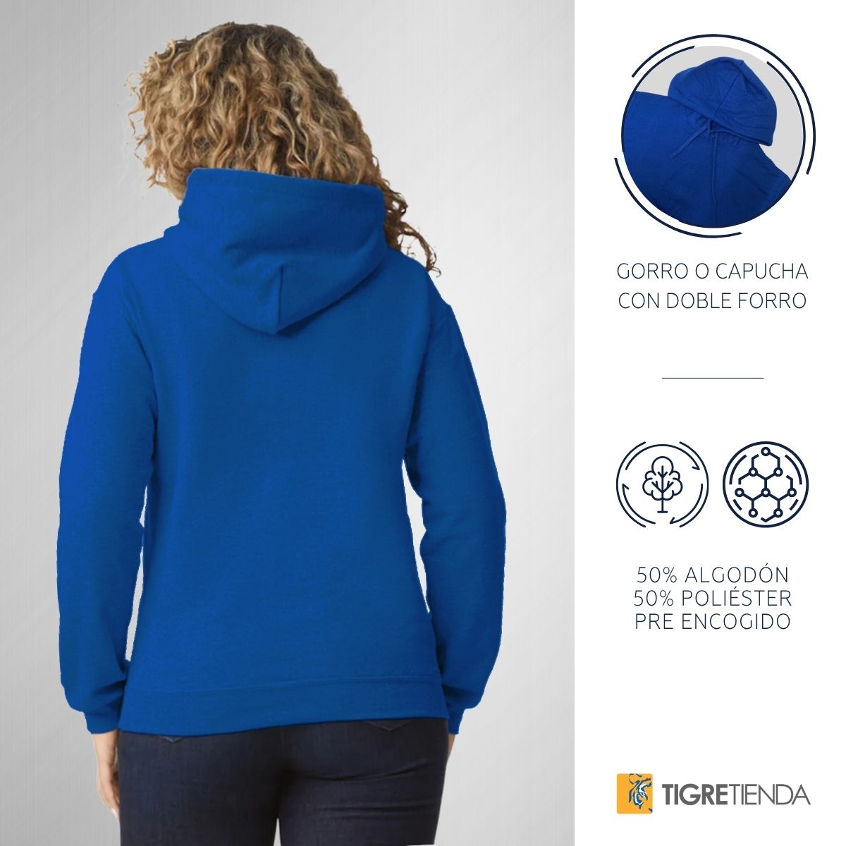 Sudadera Mujer Hoodie Tigres UANL Abuela soy fan