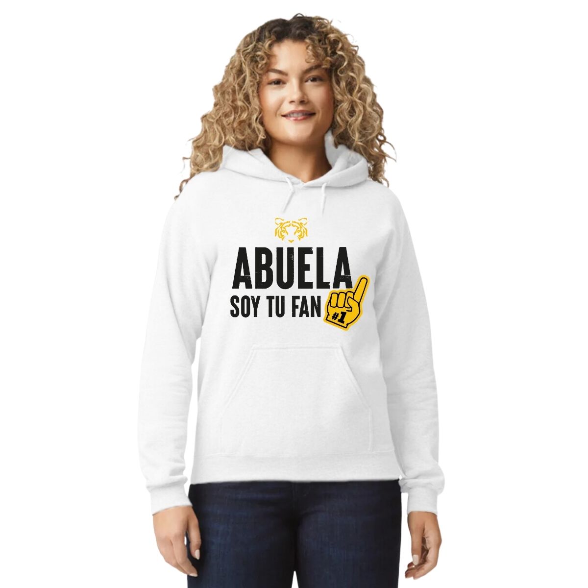 Sudadera Mujer Hoodie Tigres UANL Abuela soy fan