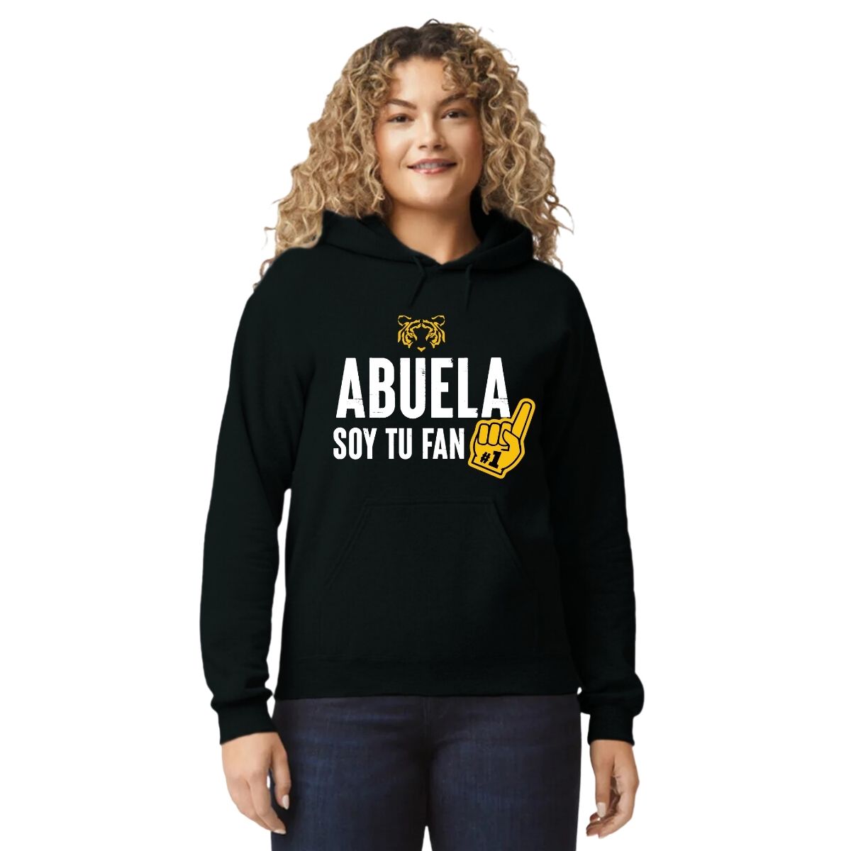 Sudadera Mujer Hoodie Tigres UANL Abuela soy fan