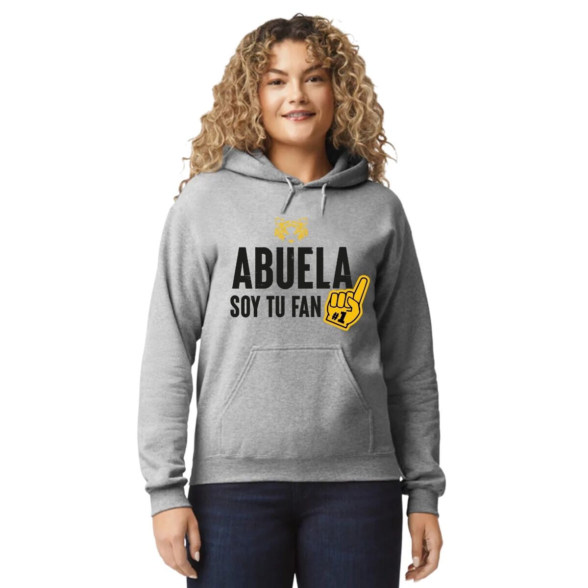 Sudadera Mujer Hoodie Tigres UANL Abuela soy fan