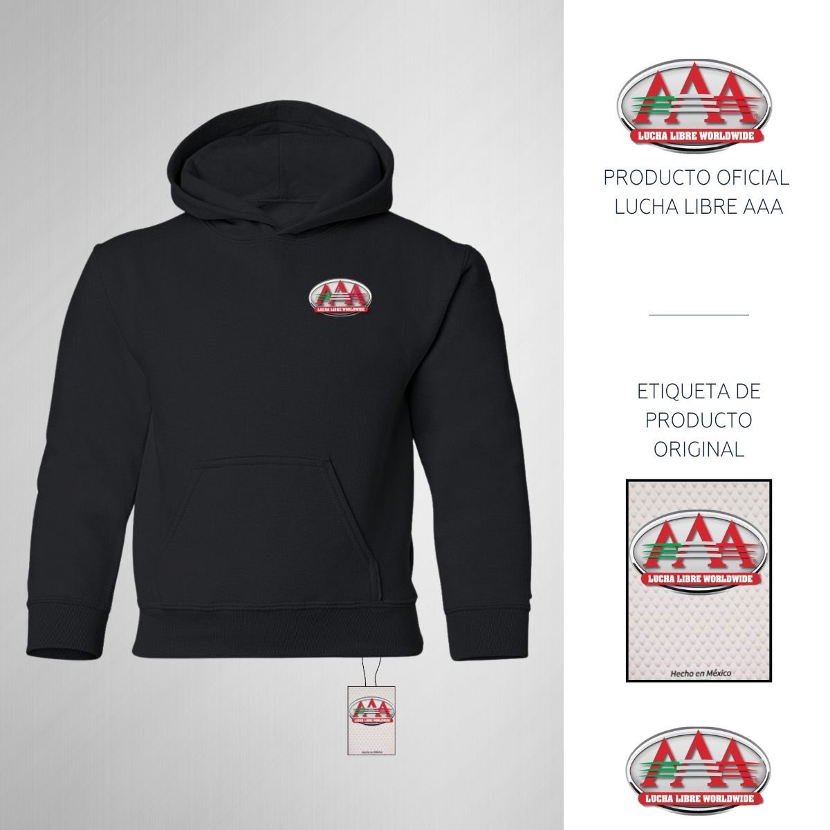 Sudadera Niños Hoodie Lucha Libre AAA Máscara Psycho Clown