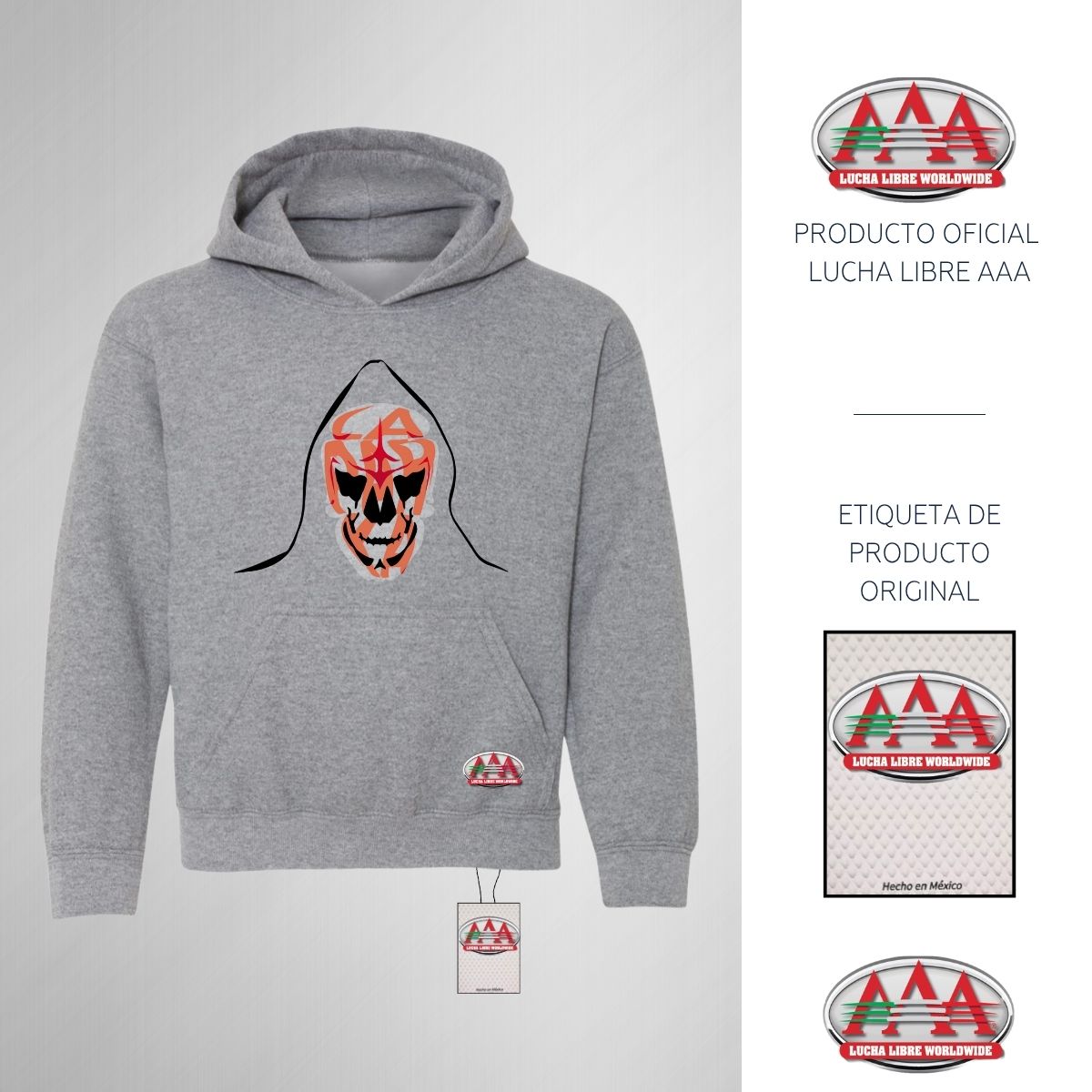 Sudadera Niños Hoodie Lucha Libre AAA La Parka 1 Fan