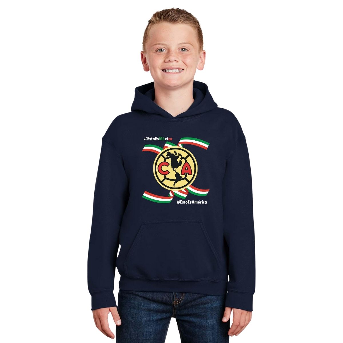 Sudadera Niños Hoodie América Independencia México 2