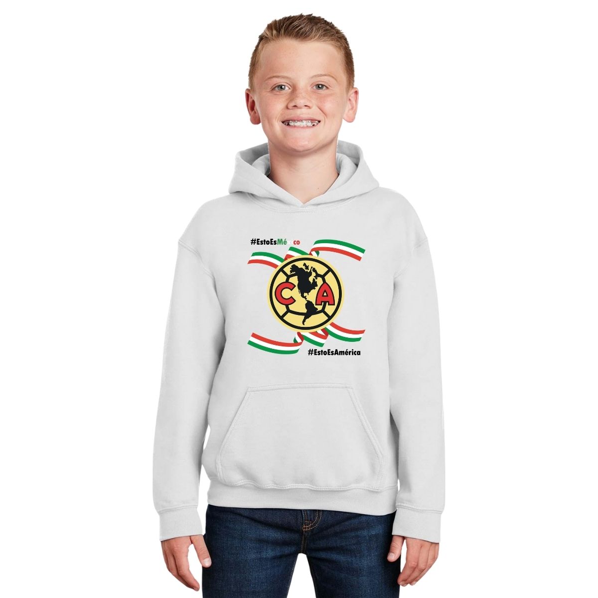 Sudadera Niños Hoodie América Independencia México 2