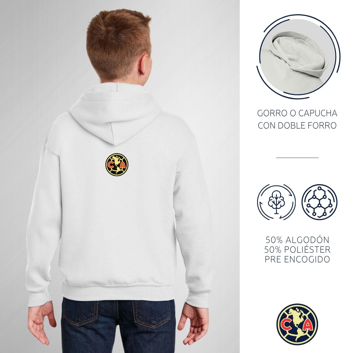 Sudadera Niños Hoodie América Independencia México 2