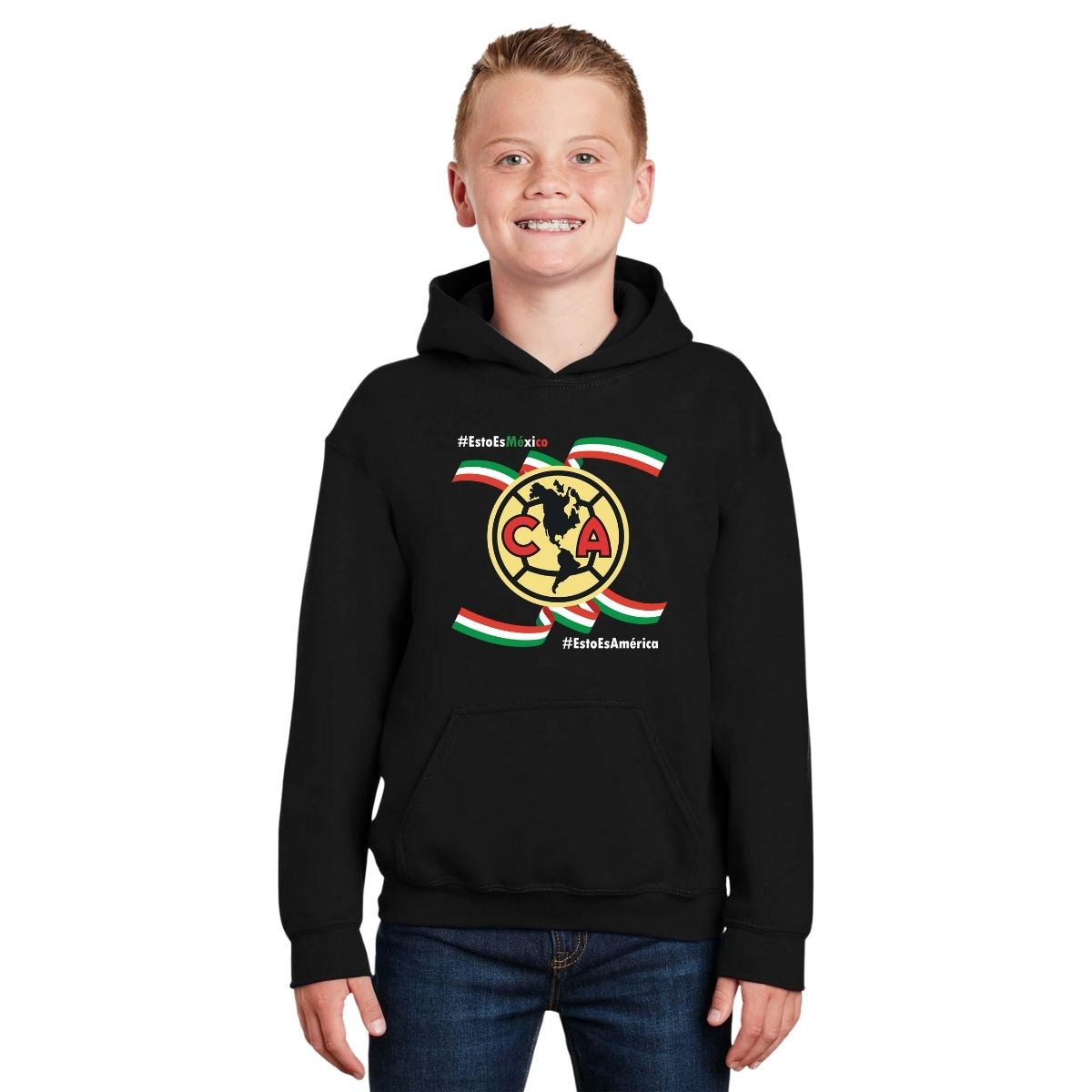 Sudadera Niños Hoodie América Independencia México 2