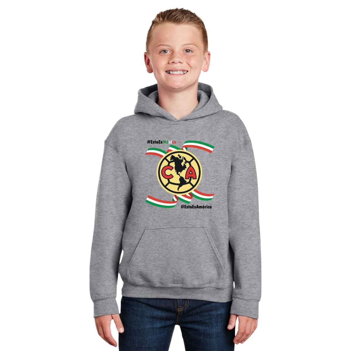 Sudadera Niños Hoodie América Independencia México 2