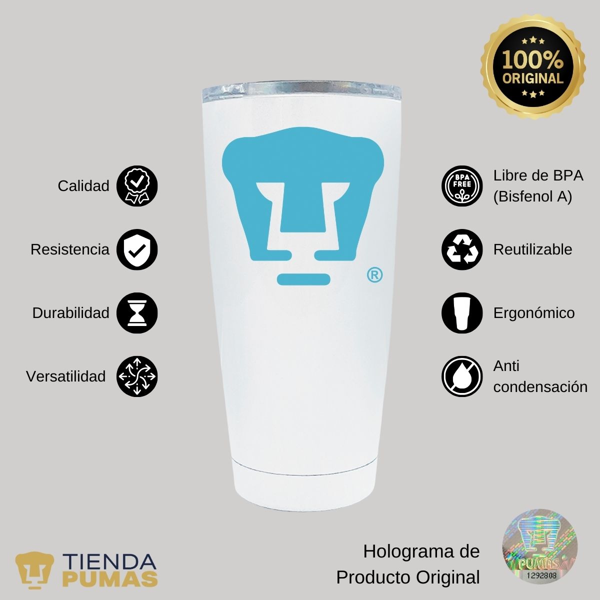 Bundle Azul Báltico - Termo 20 Oz + playera Hombre