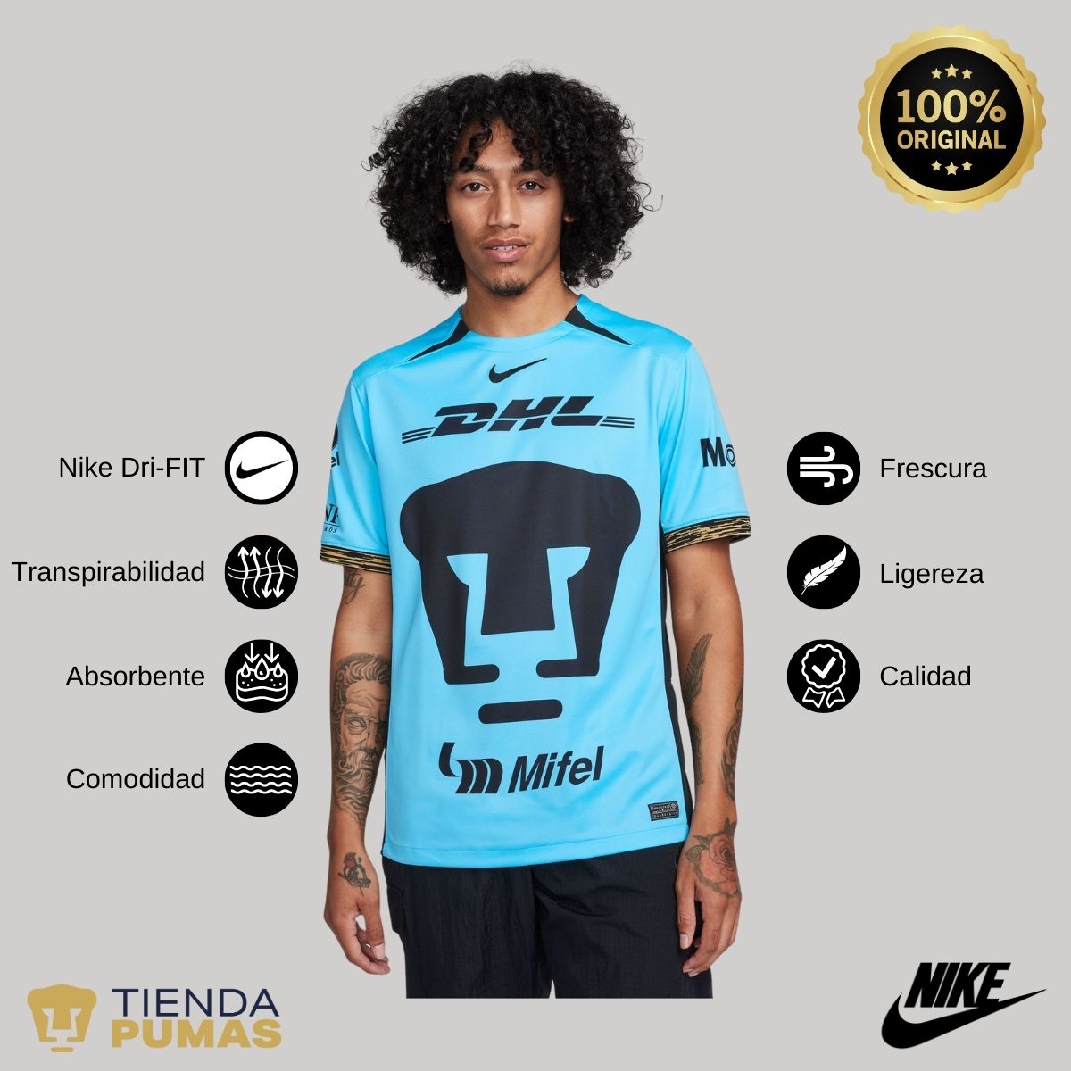 Colección Azul Báltico Hombre - Jersey Tercer Kit 23/24 + Playera de Regalo