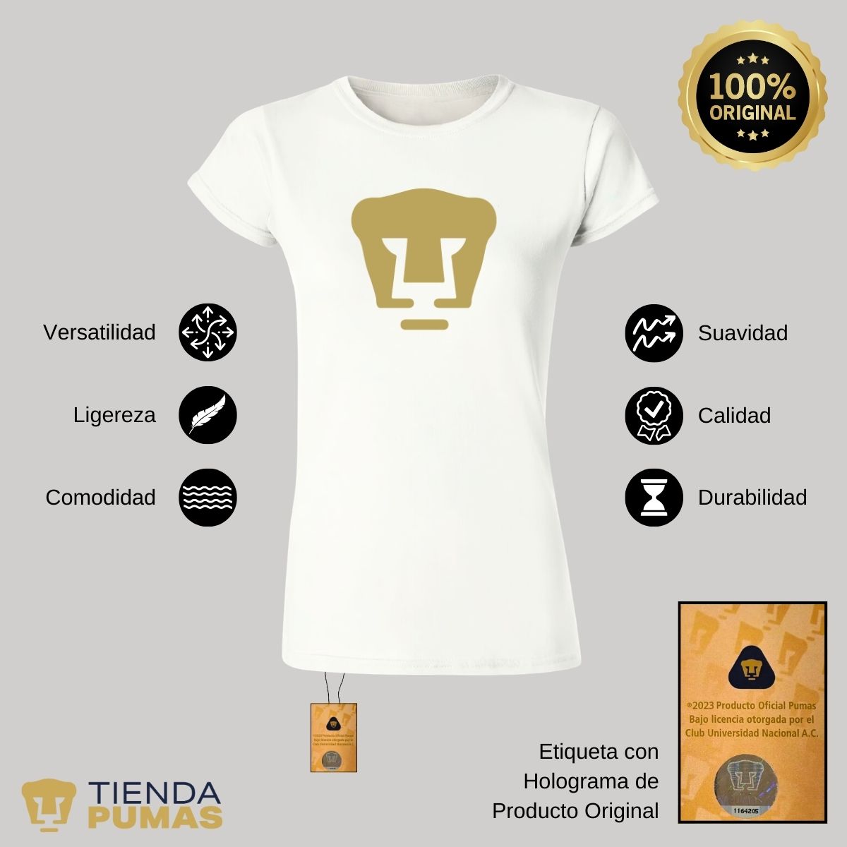 Bundle Oro - Termo 30 Oz + Playera Mujer